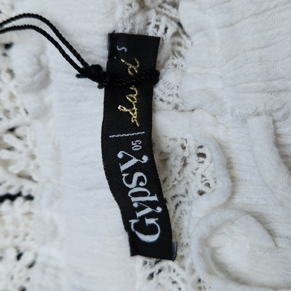 **HP** Nwt Gypsy 05 Sand Mantar Crochet Swim Cover Up Pants - Picture 11 of 14